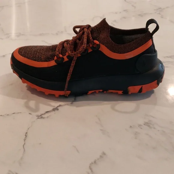 All birds Trail Runners SWT Sneakers Black Orange - Picture 1 of 8